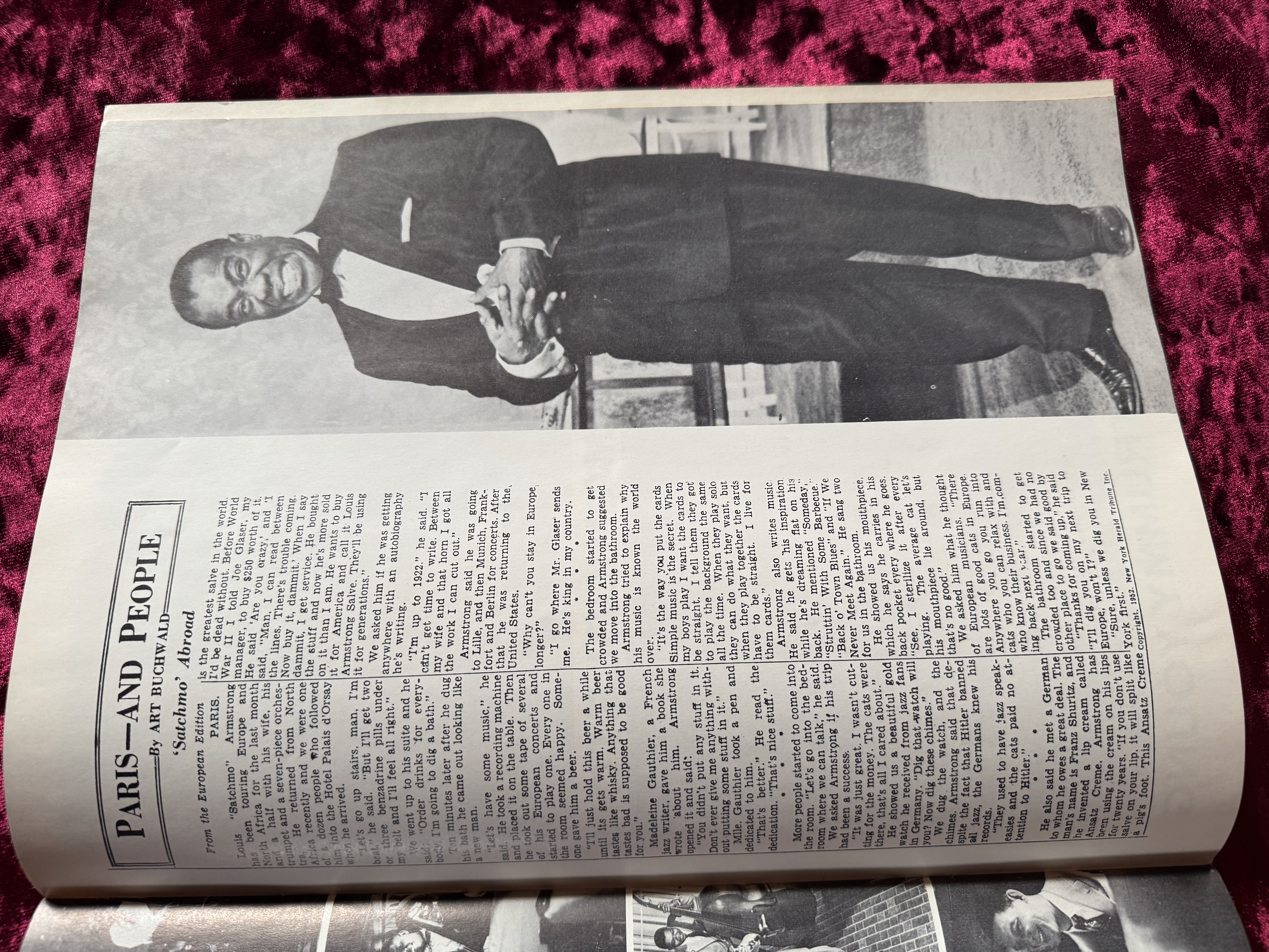 1958 Concert Program