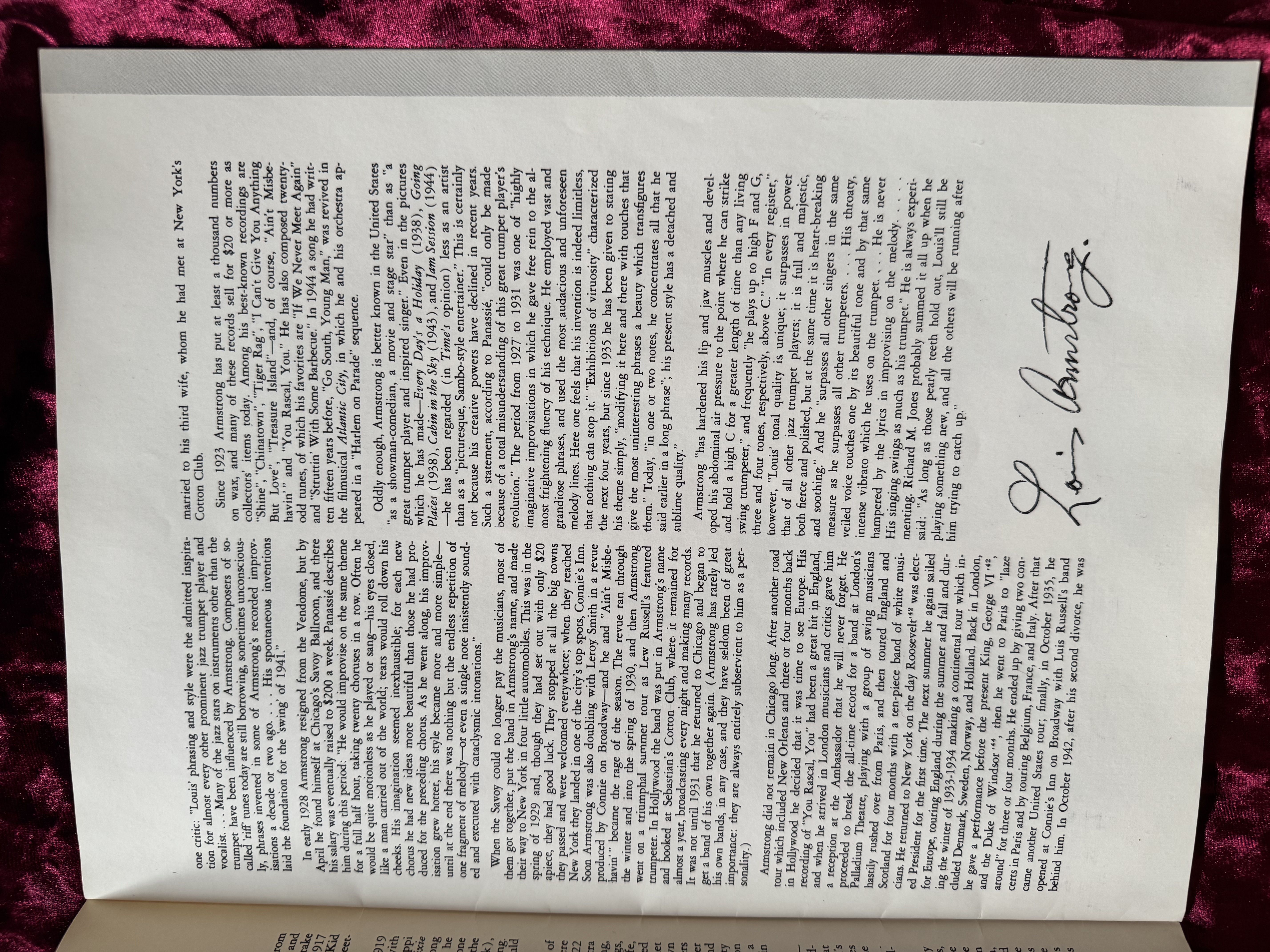 1958 Concert Program