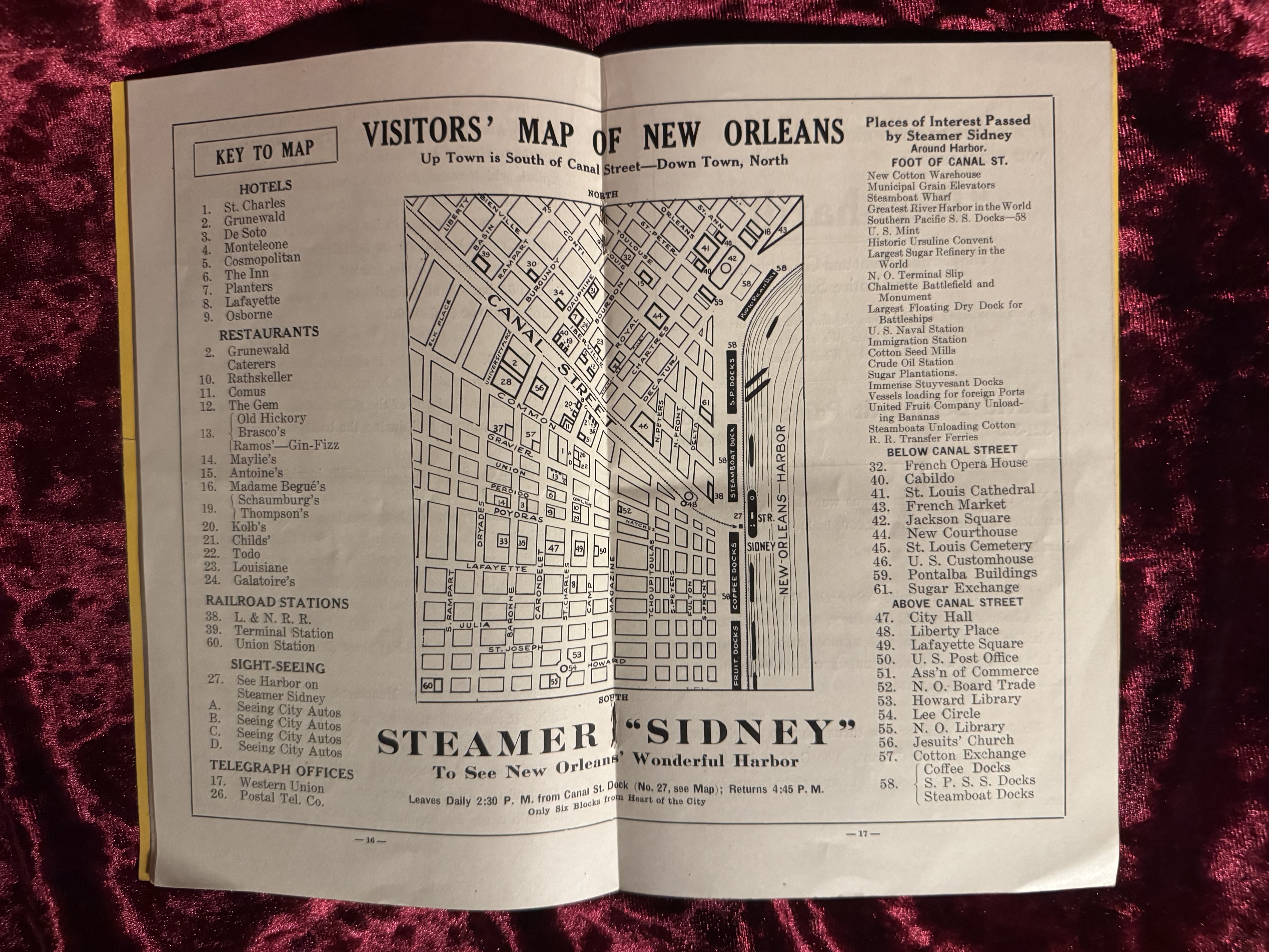 Streckfus Steamers Harbor Guide