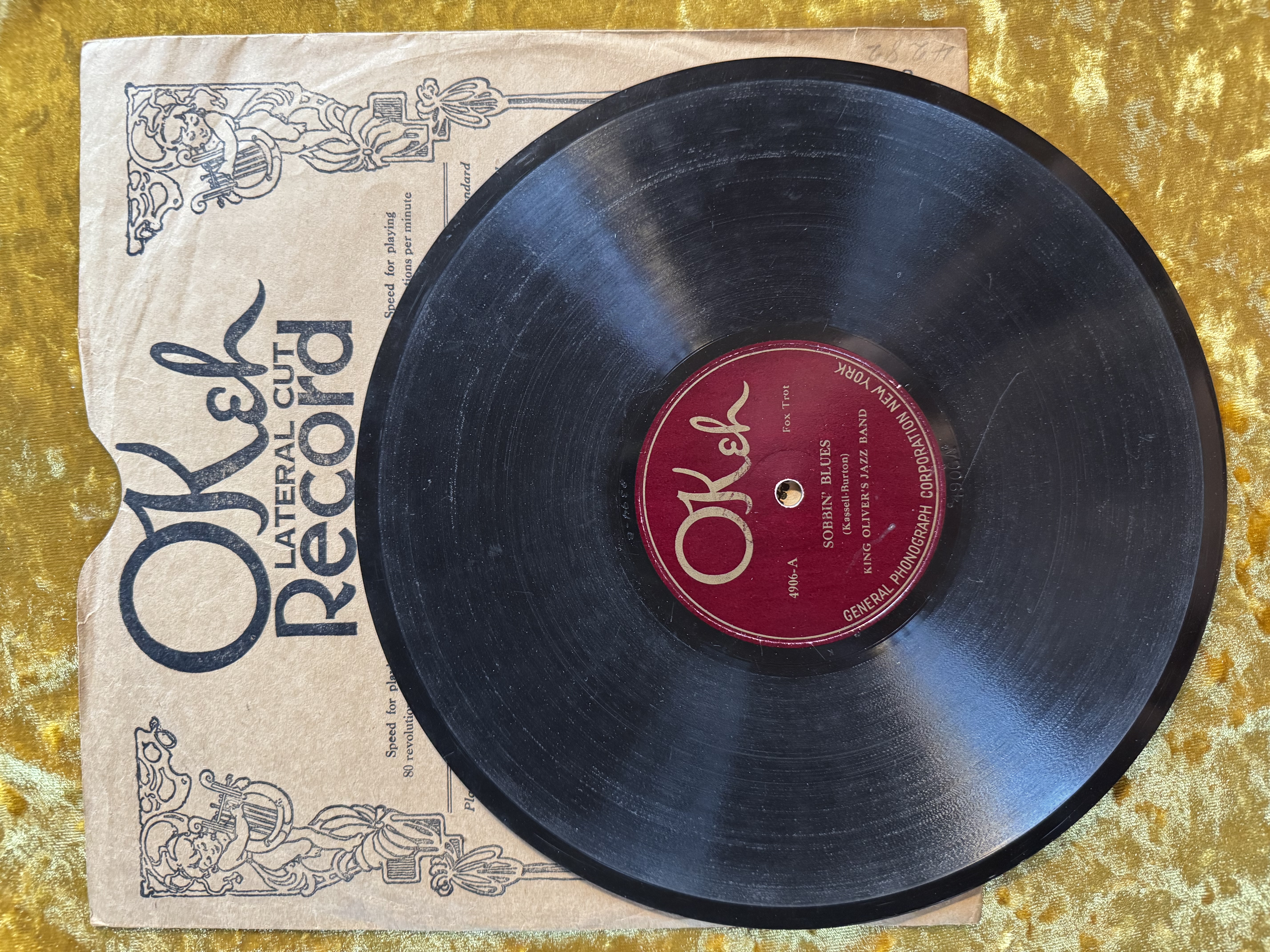 Okeh 4906 | Sobbin' Blues | Sweet Lovin' Man
