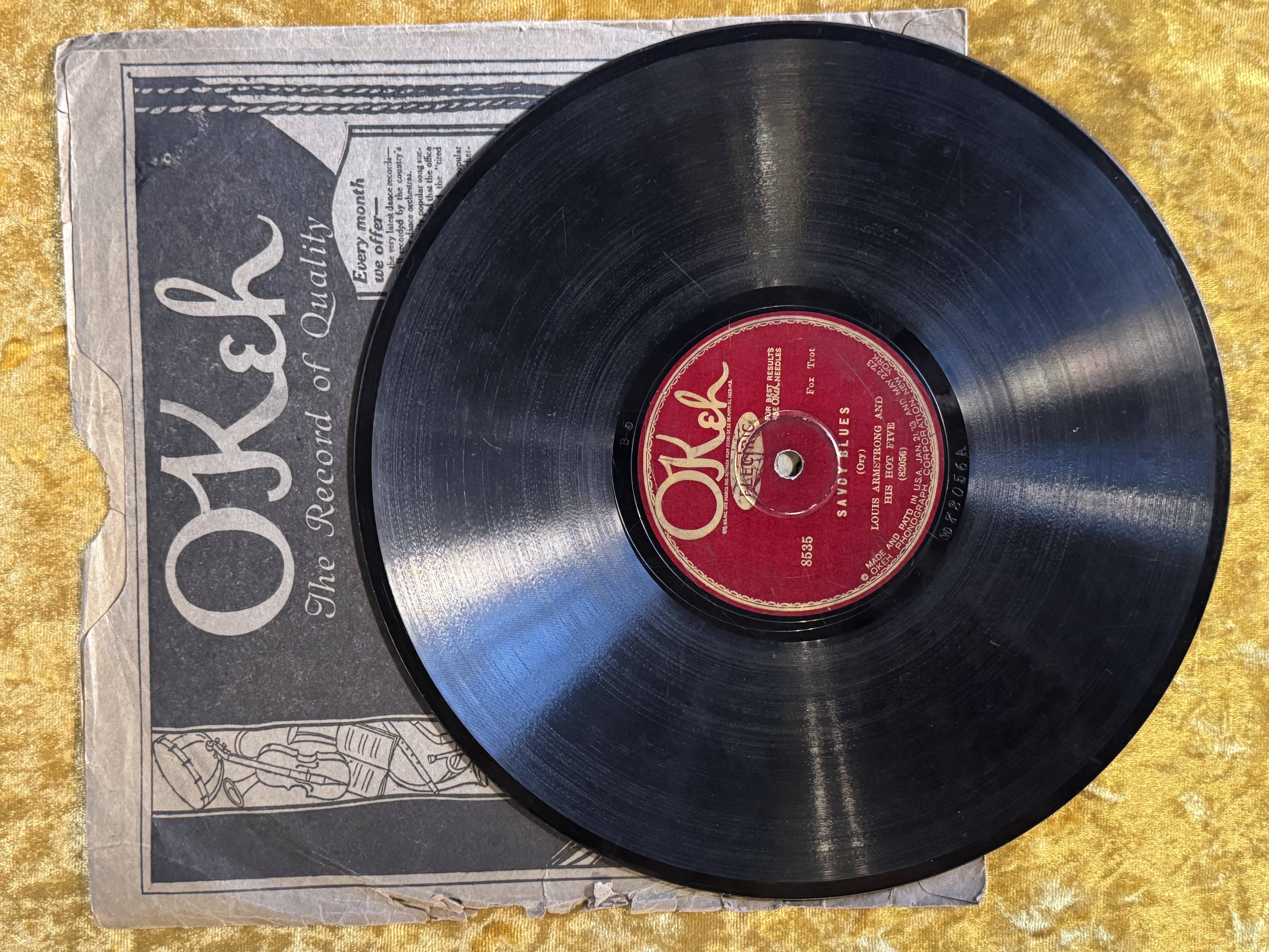 Okeh 8535 | Hotter Than That | Savoy Blues