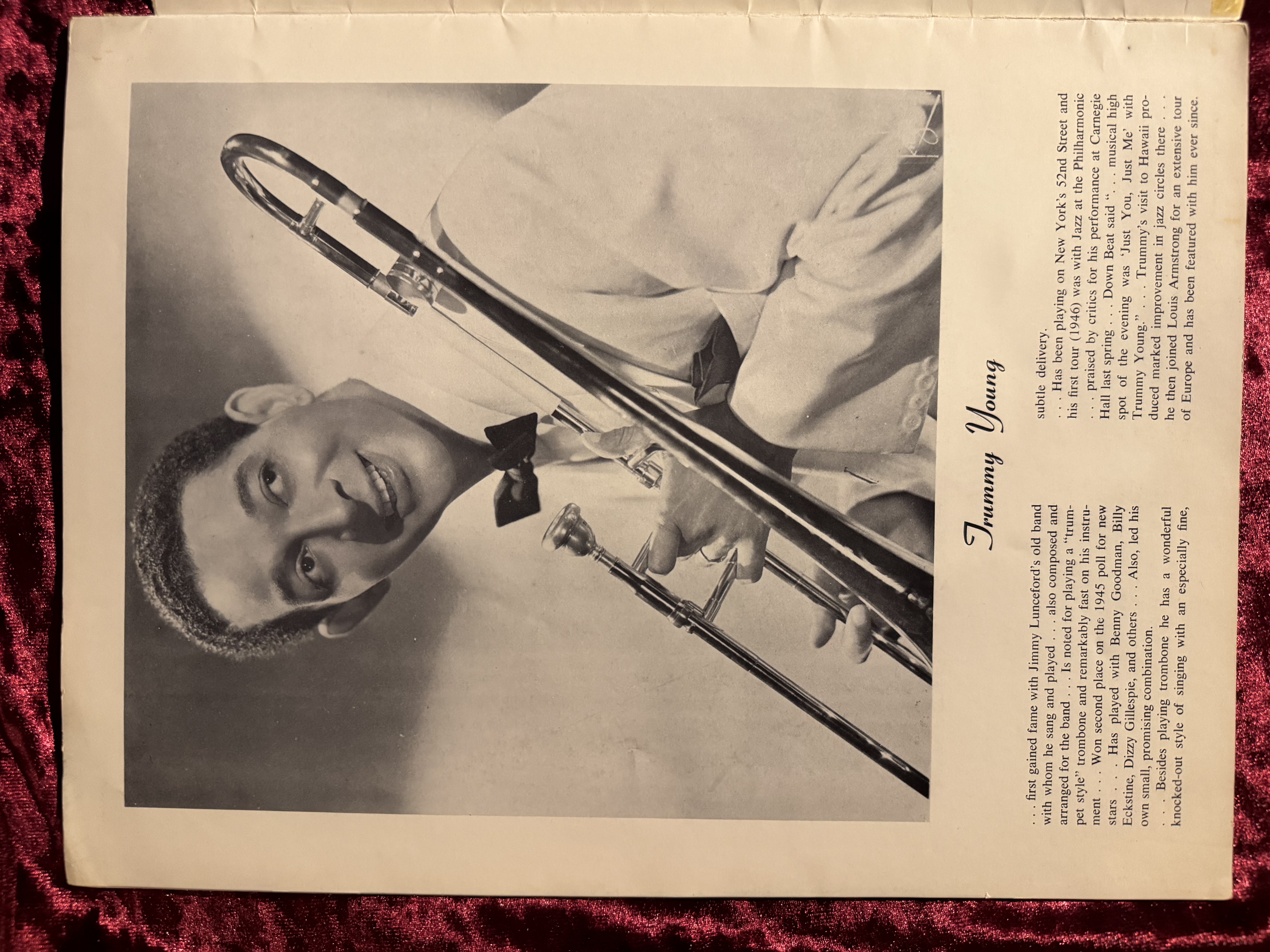1953 Concert Program