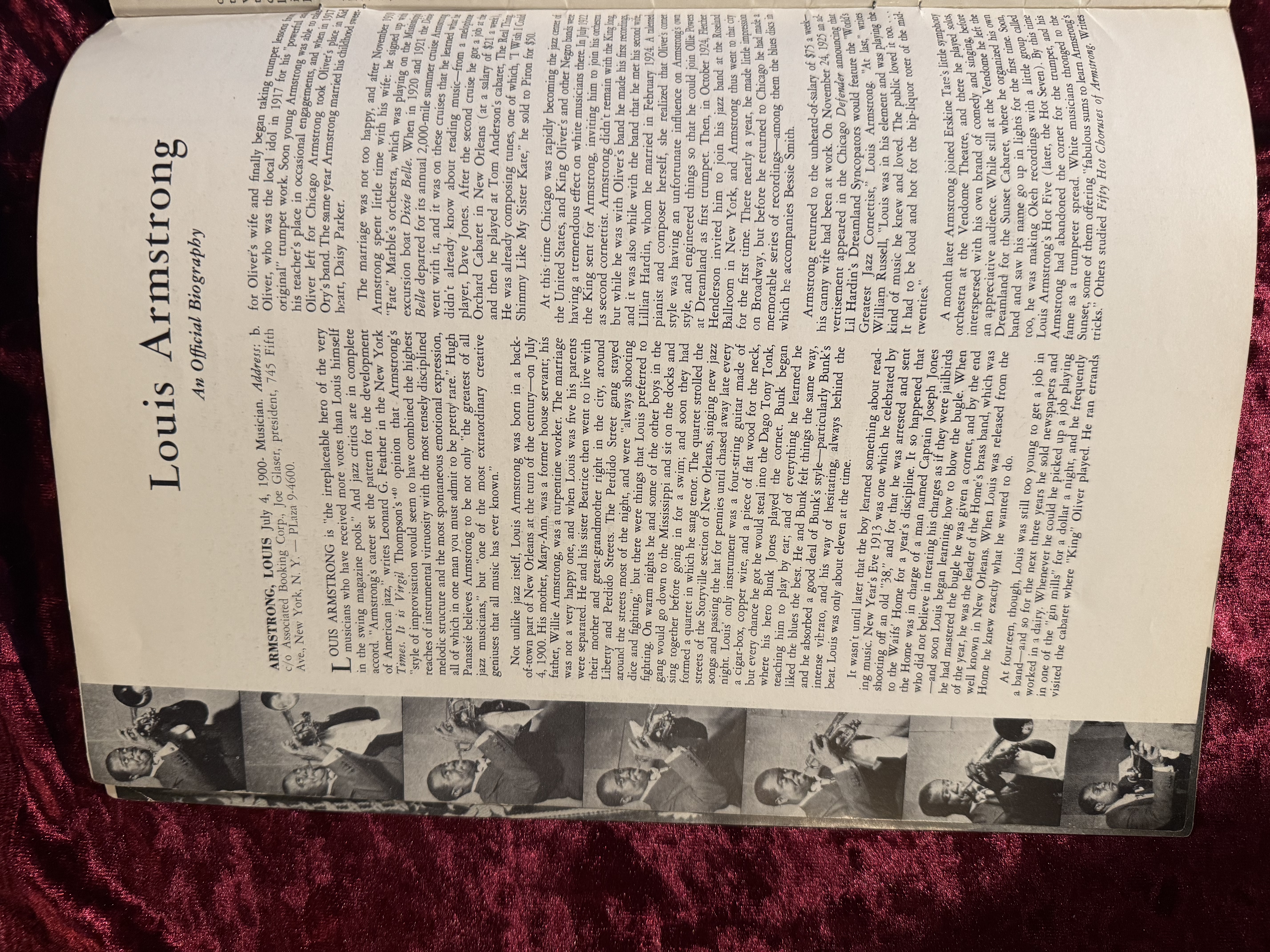1953 Concert Program