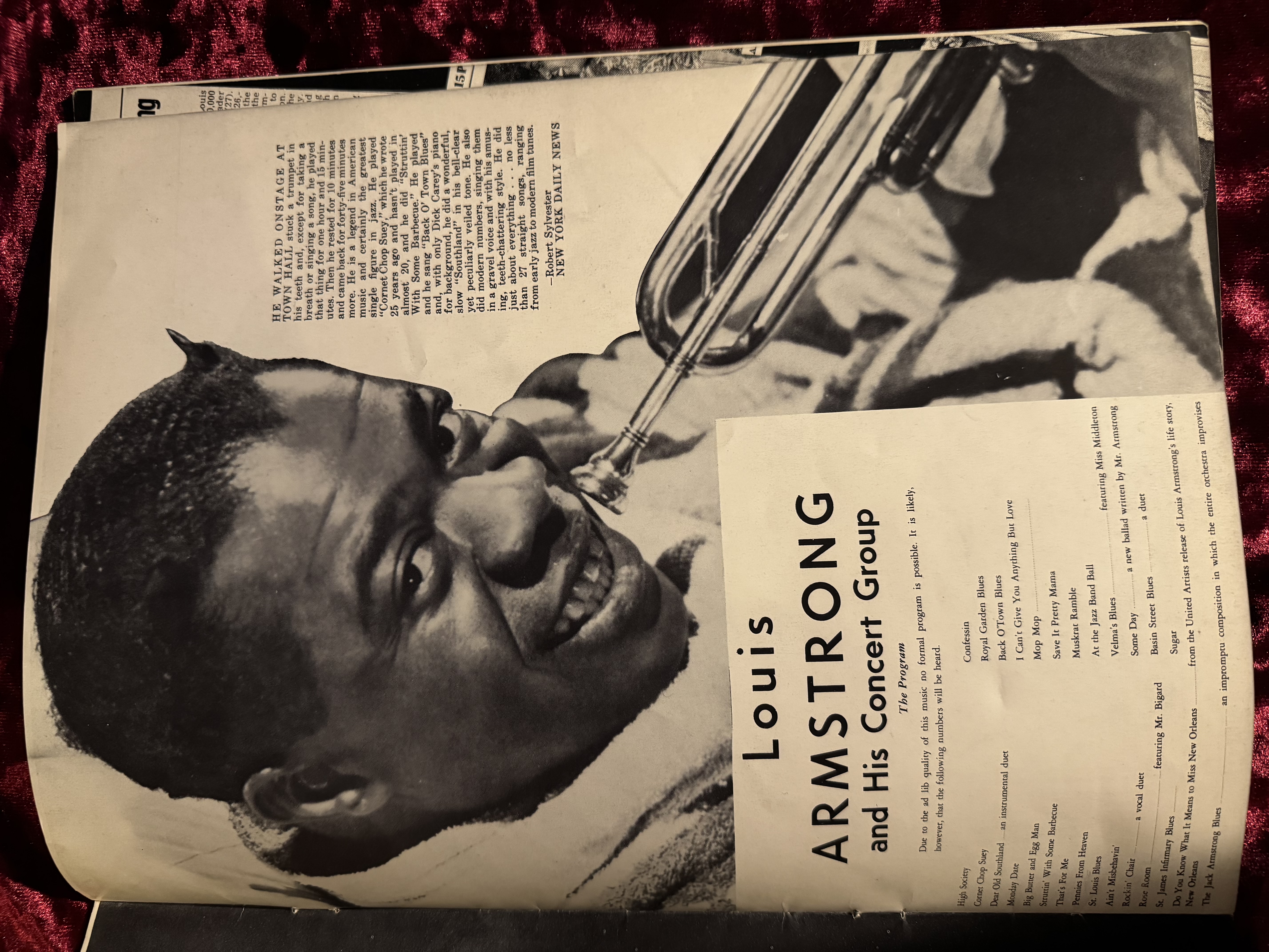 1953 Concert Program