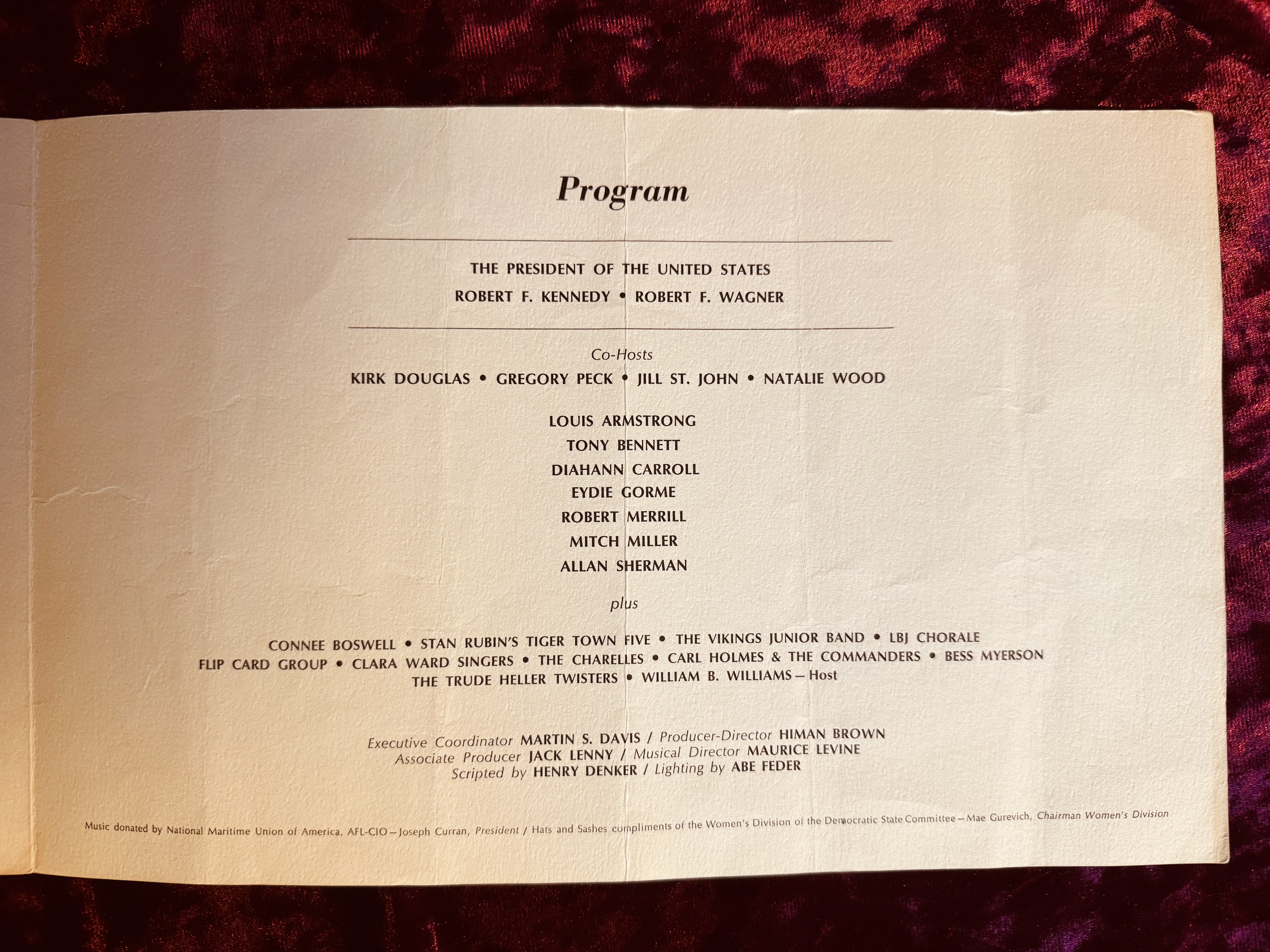 1964 LBJ Campaign Rally Performance