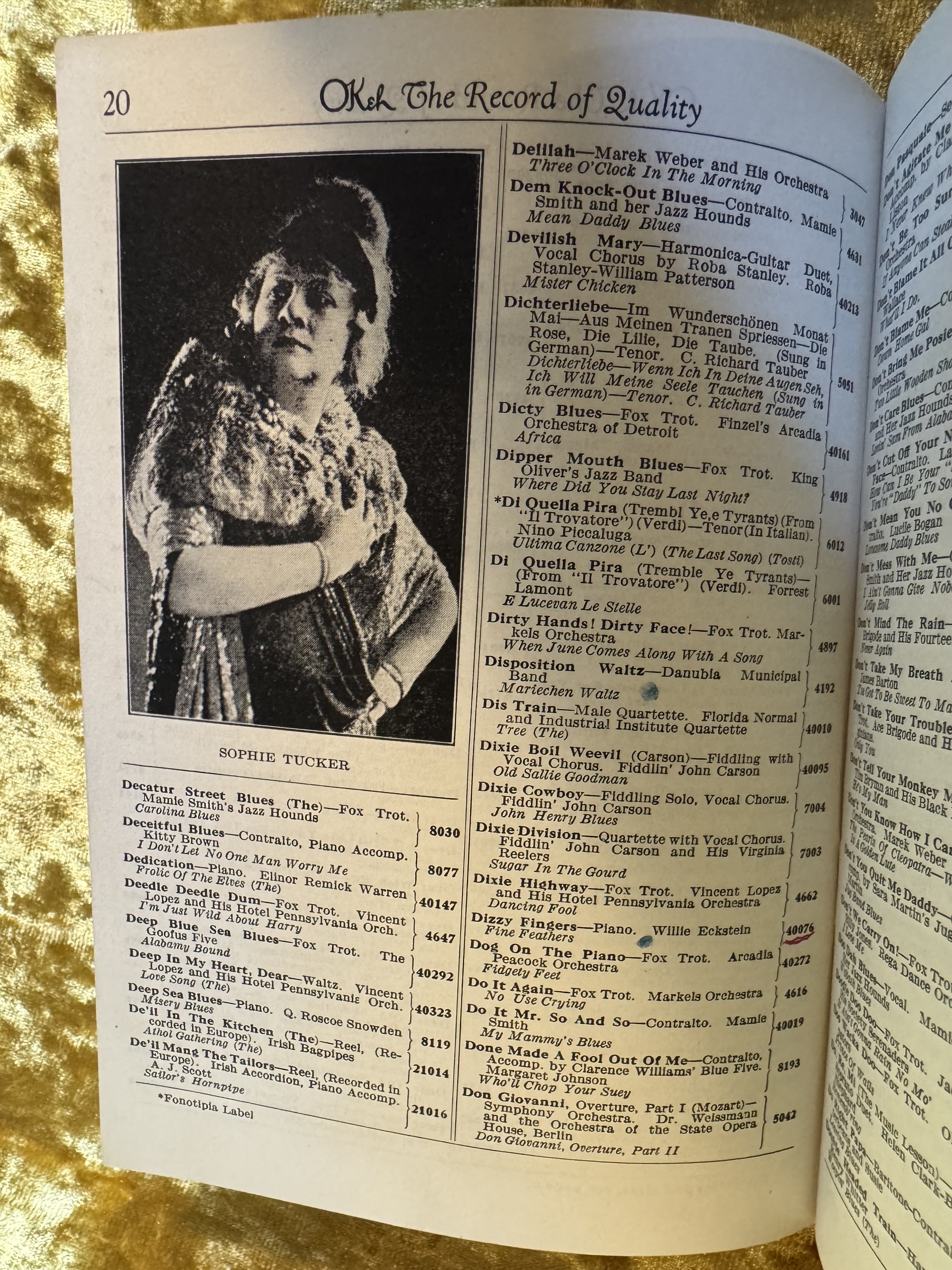 Okeh Record Catalog