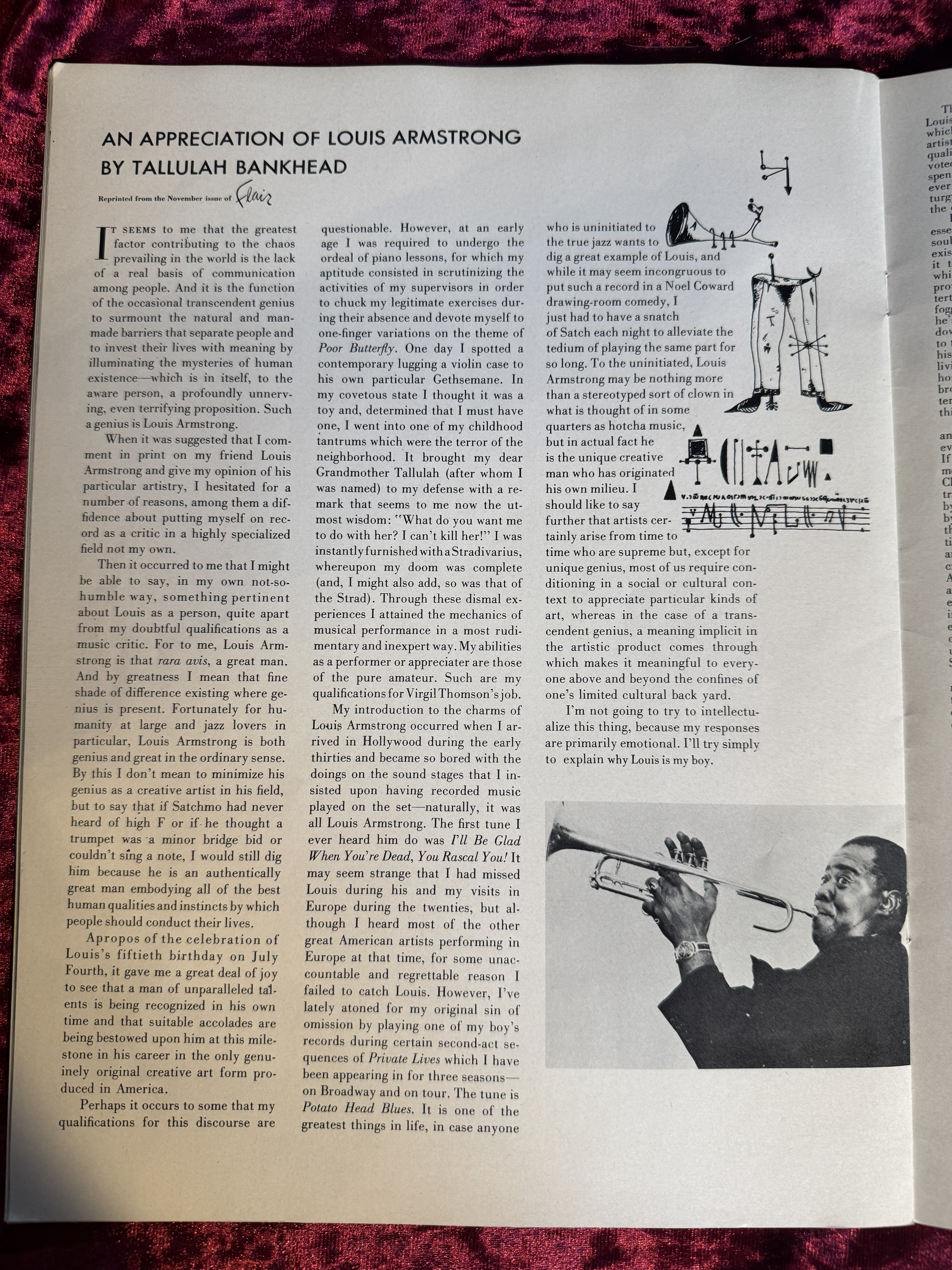 1954 Concert Program
