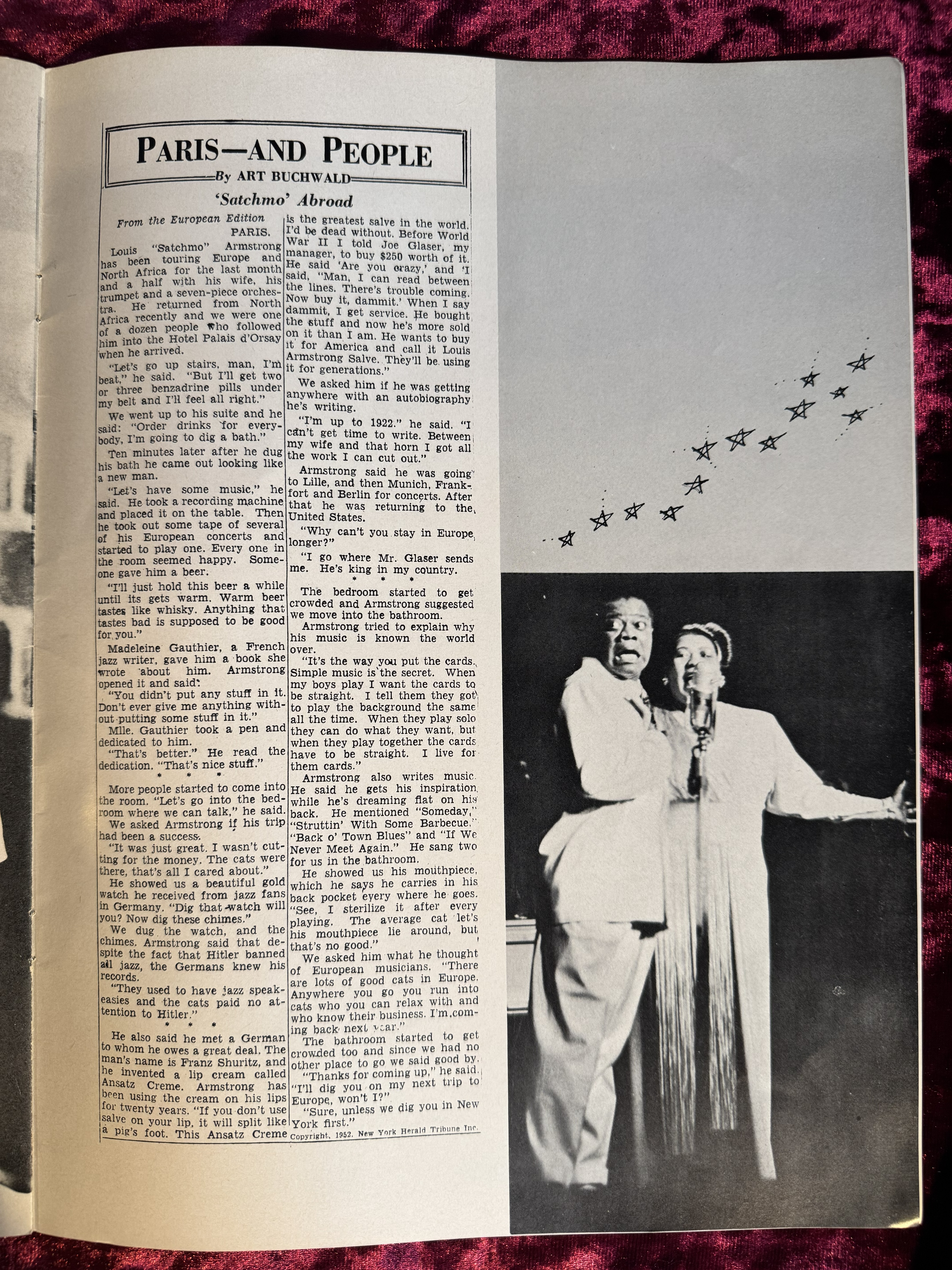 1954 Concert Program