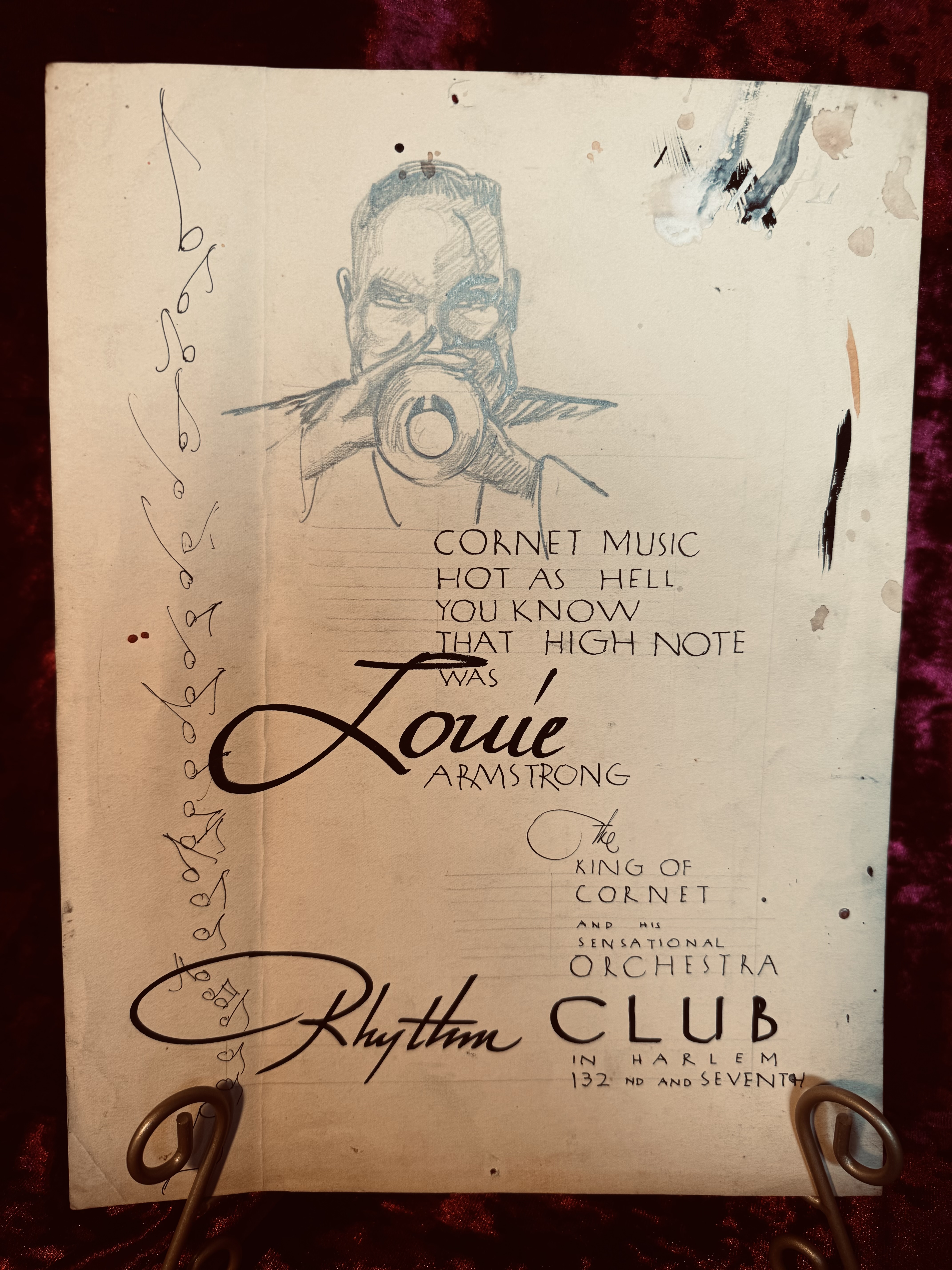 ~1931 Rhythm Club Handbill/Poster