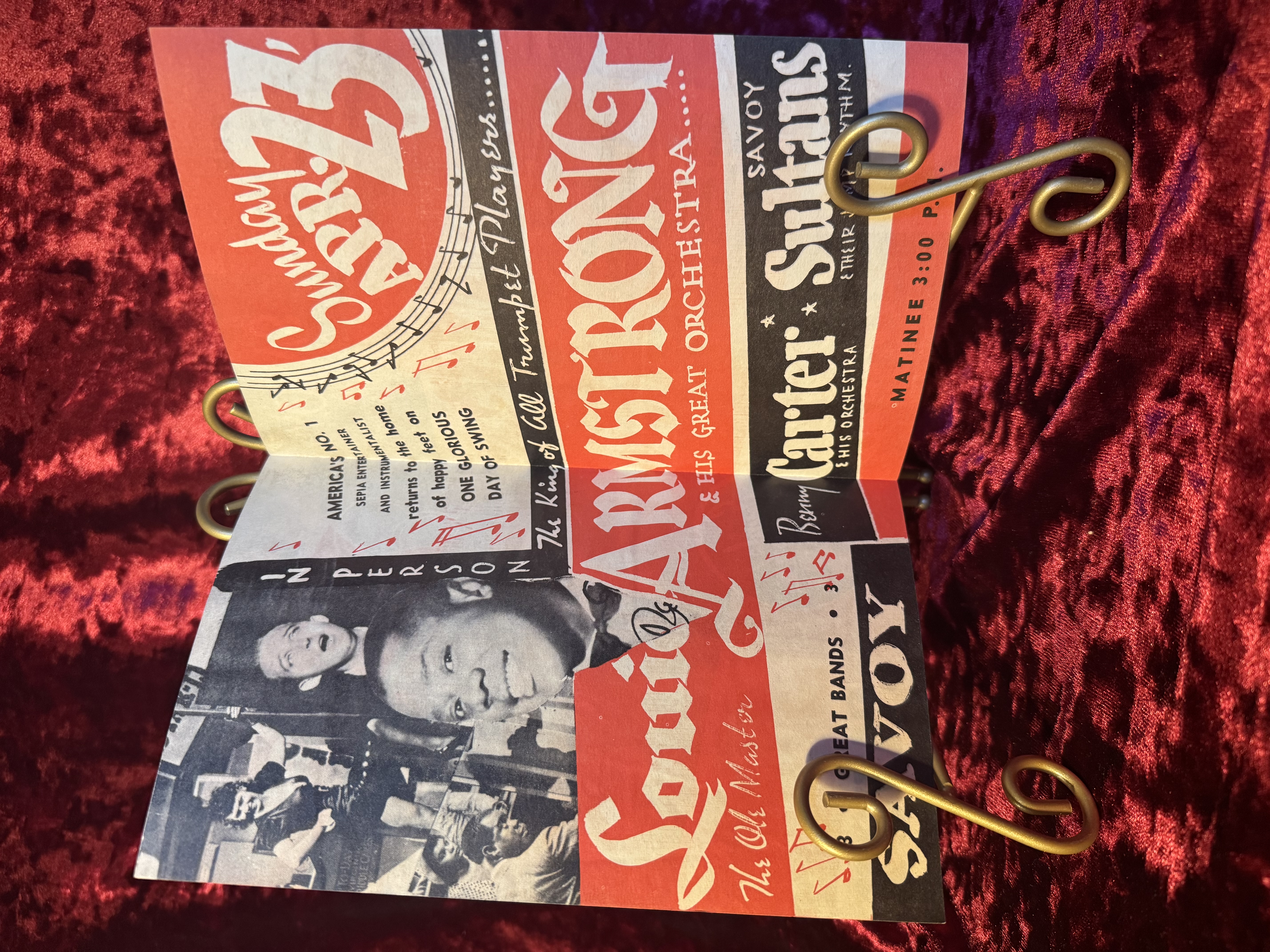 1939 Savoy Handbill
