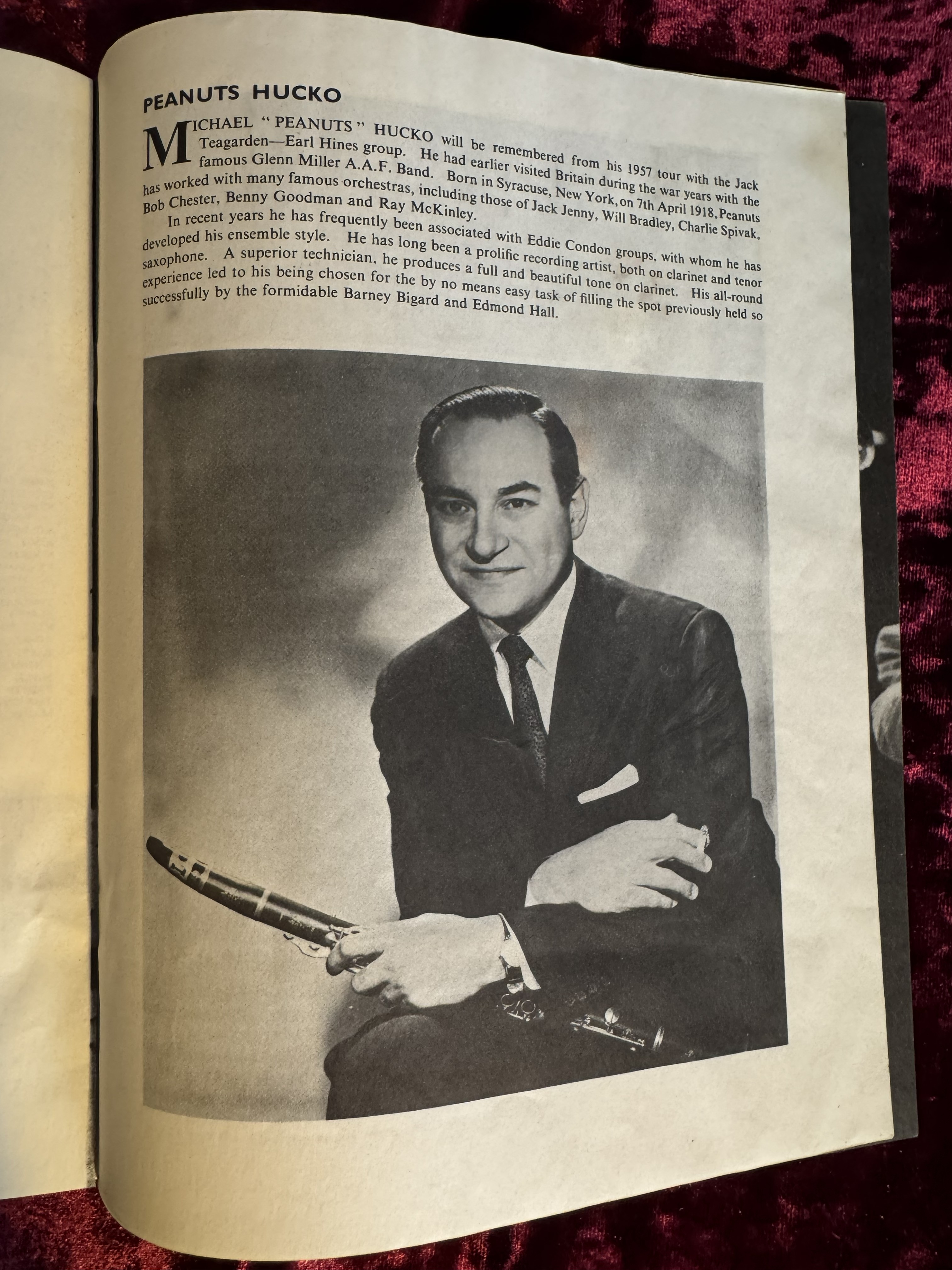 1959 British Concert Program