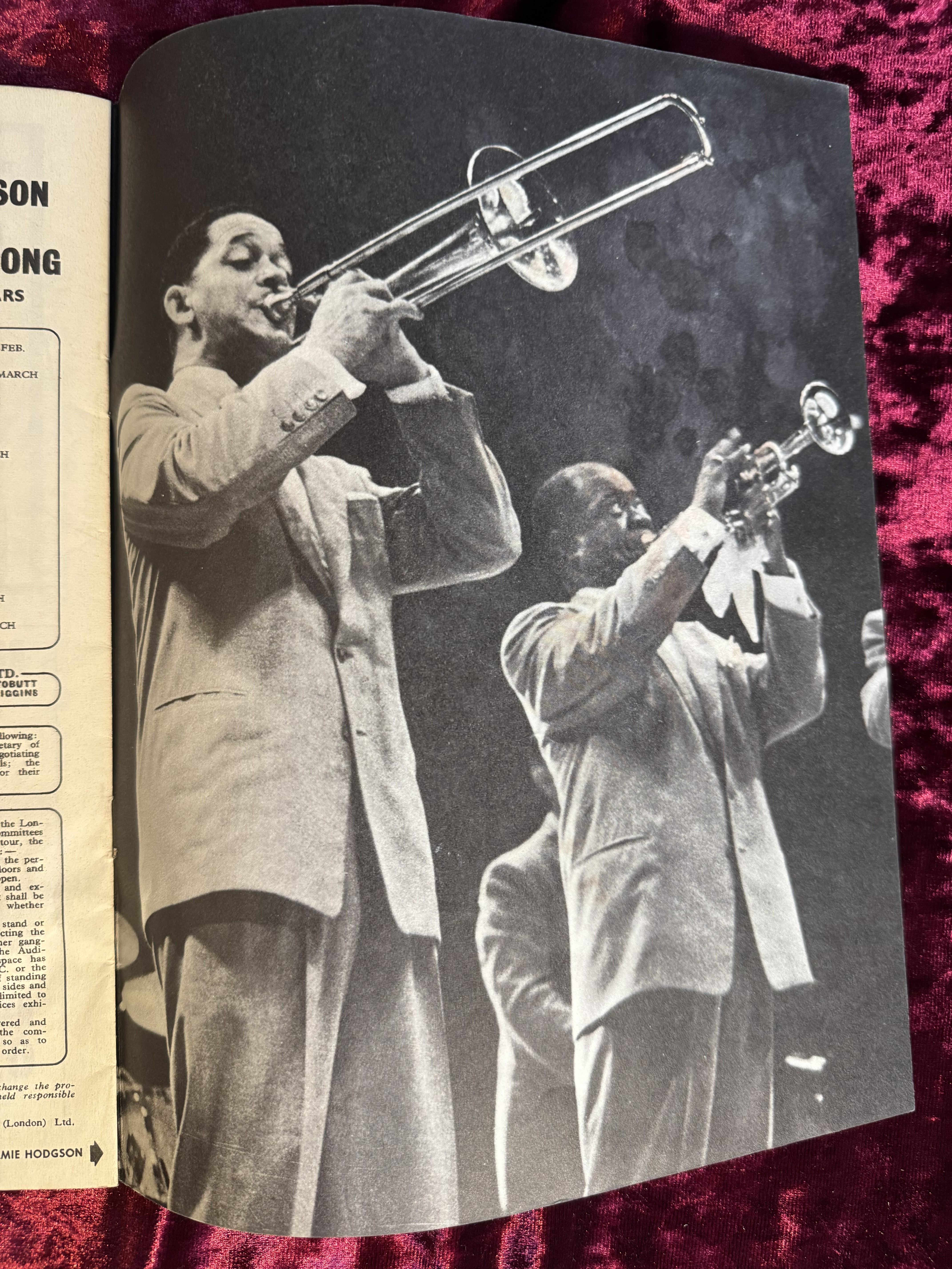 1959 British Concert Program