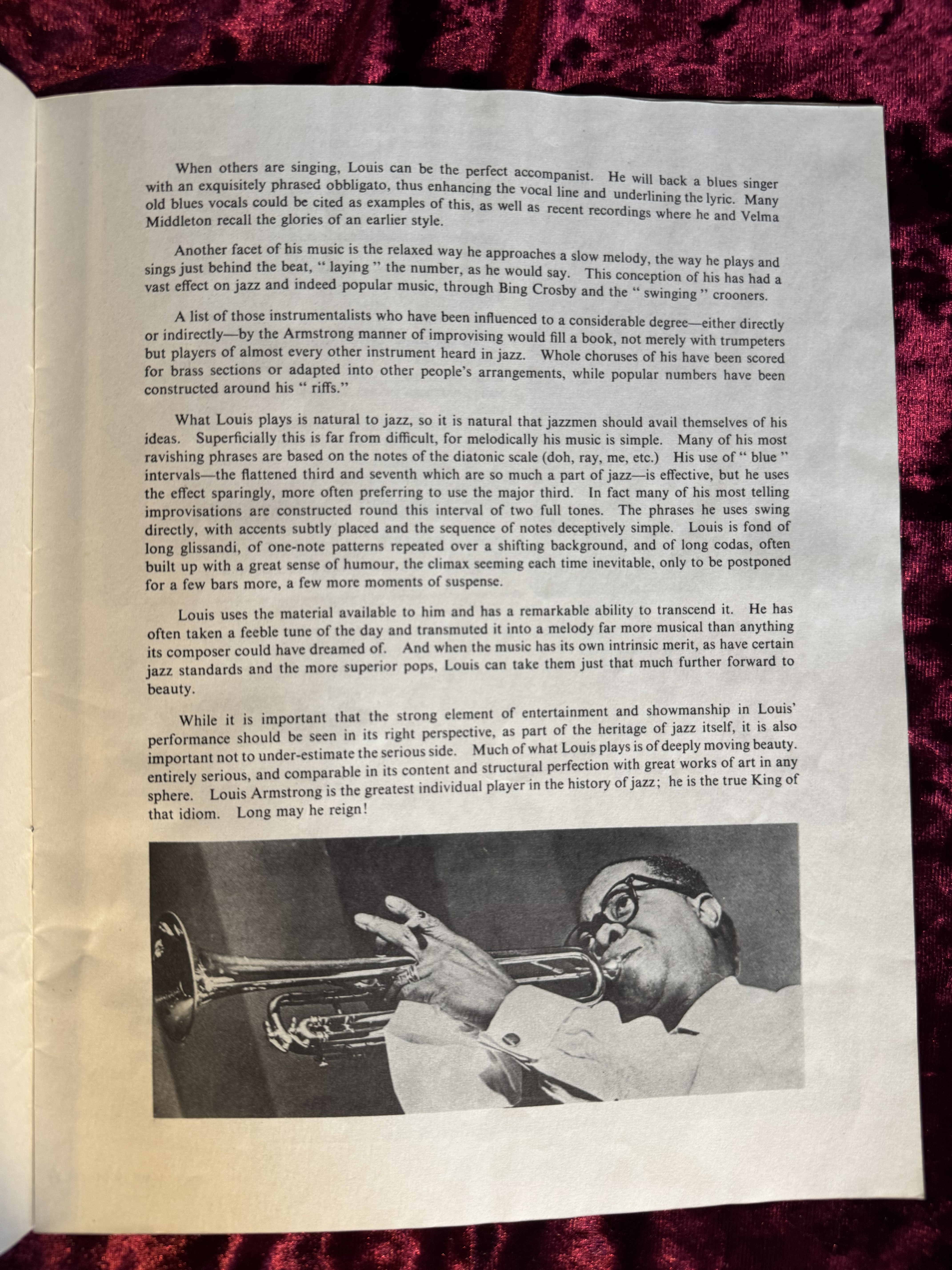 1959 British Concert Program