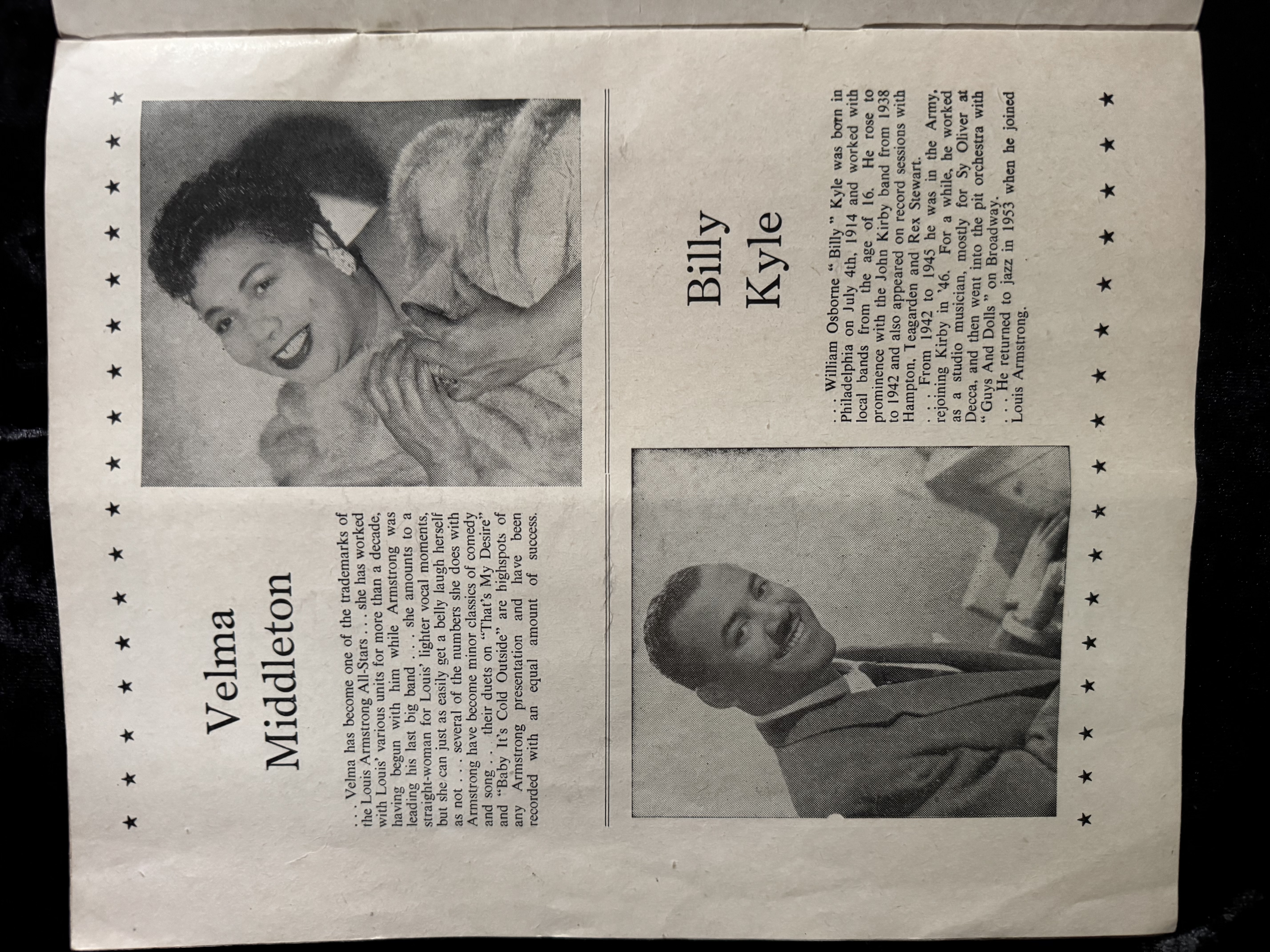 1956 British Concert Program