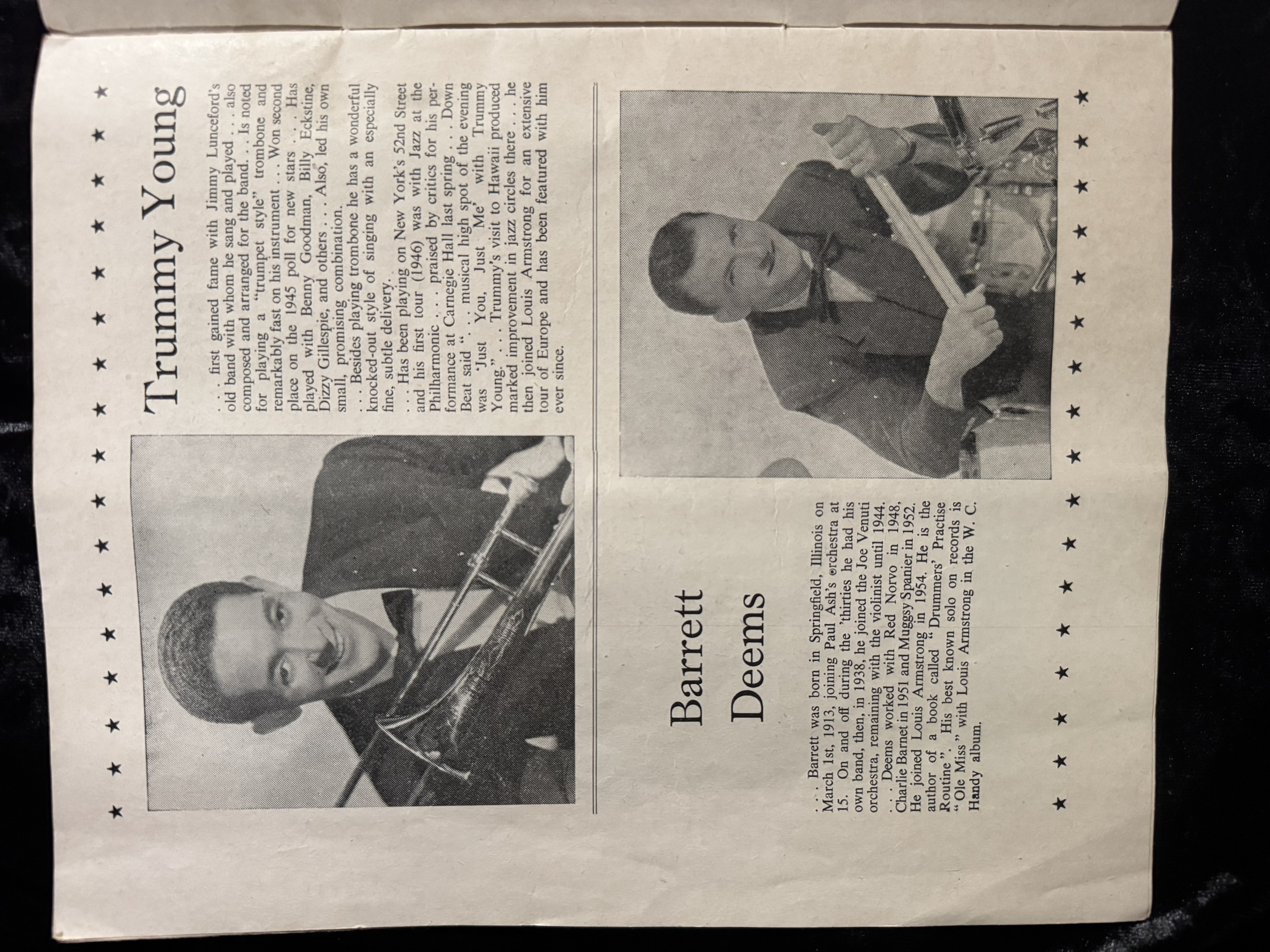 1956 British Concert Program