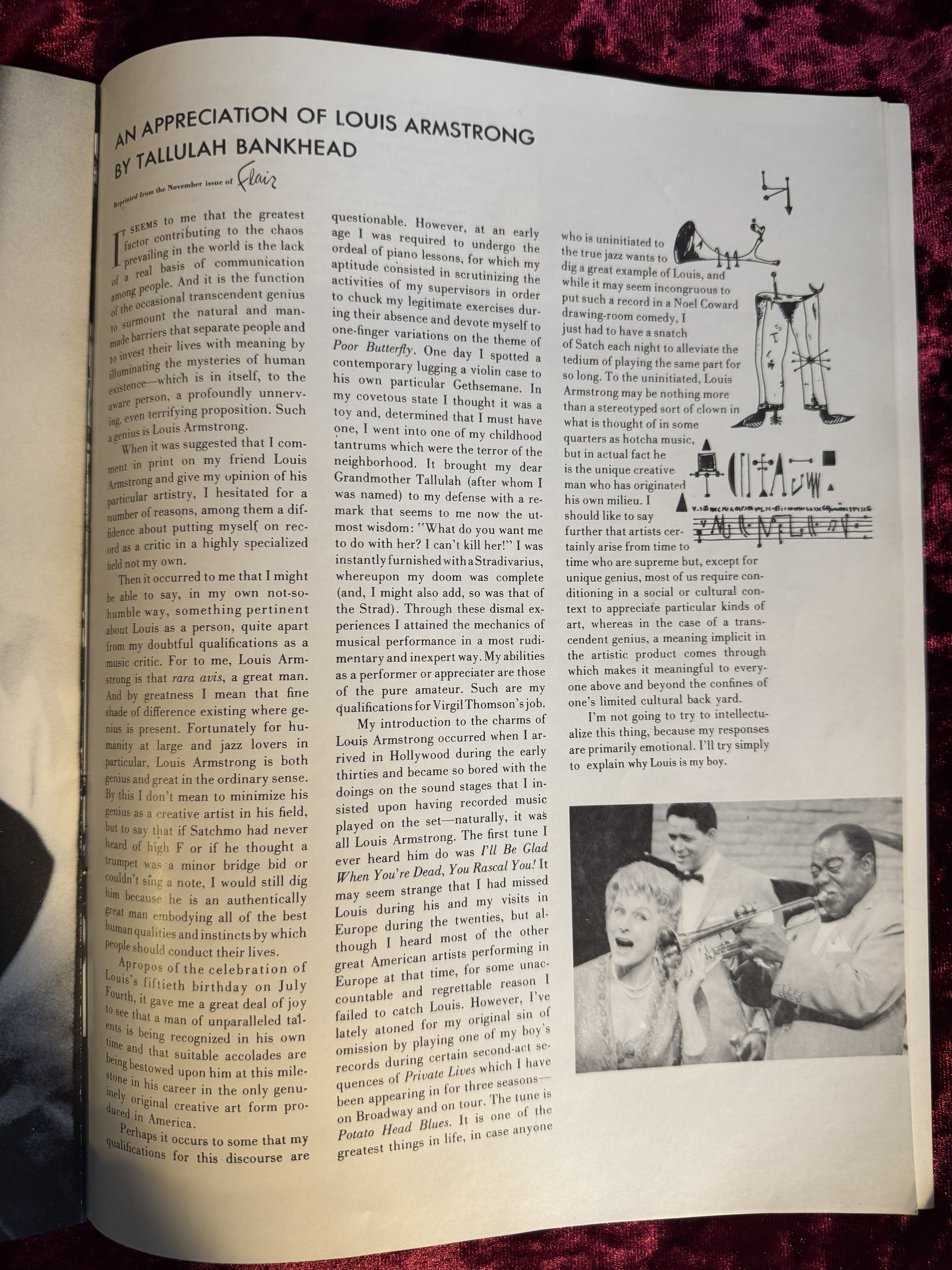 1954 Concert Program