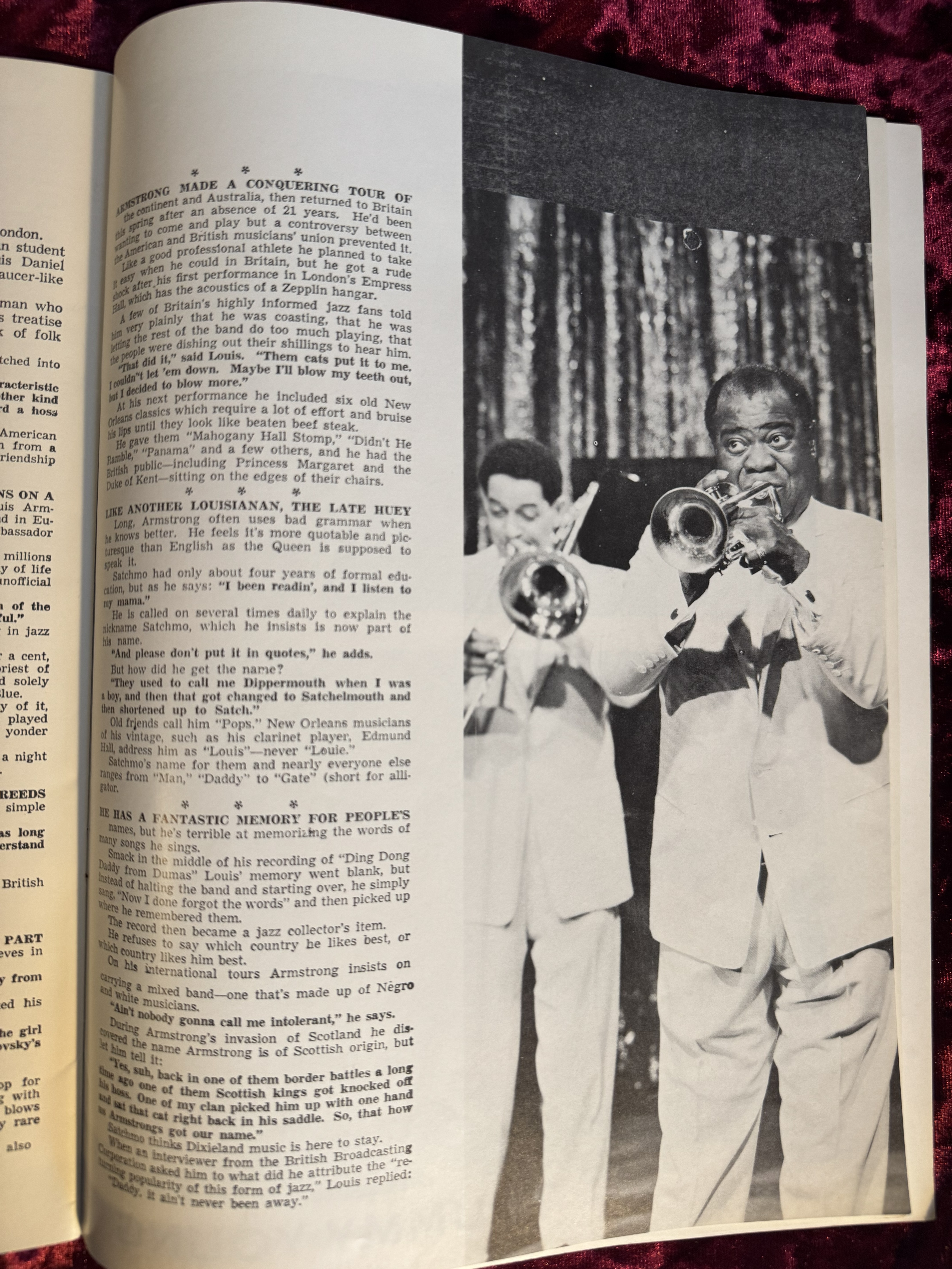 1954 Concert Program
