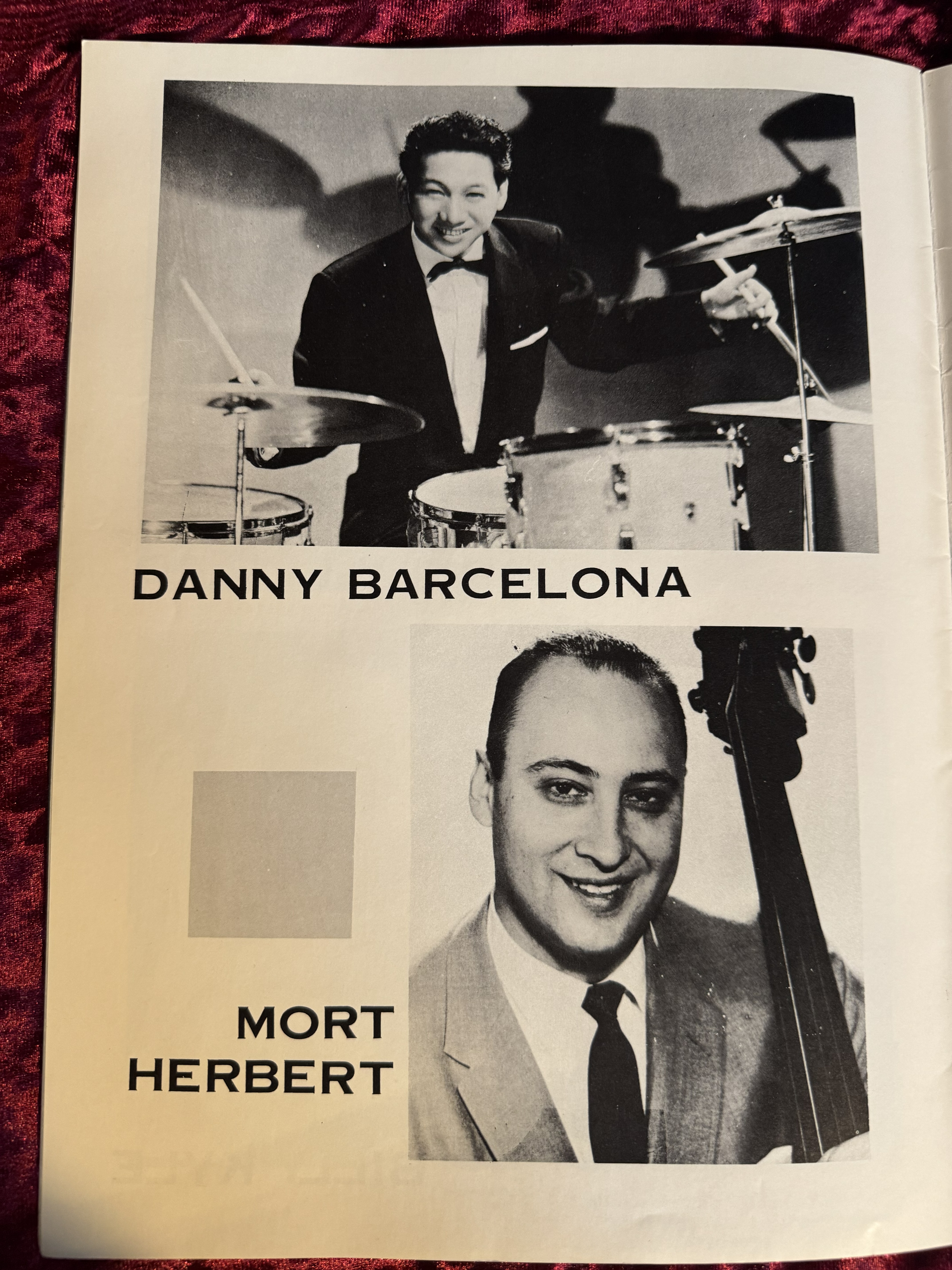 1954 Concert Program