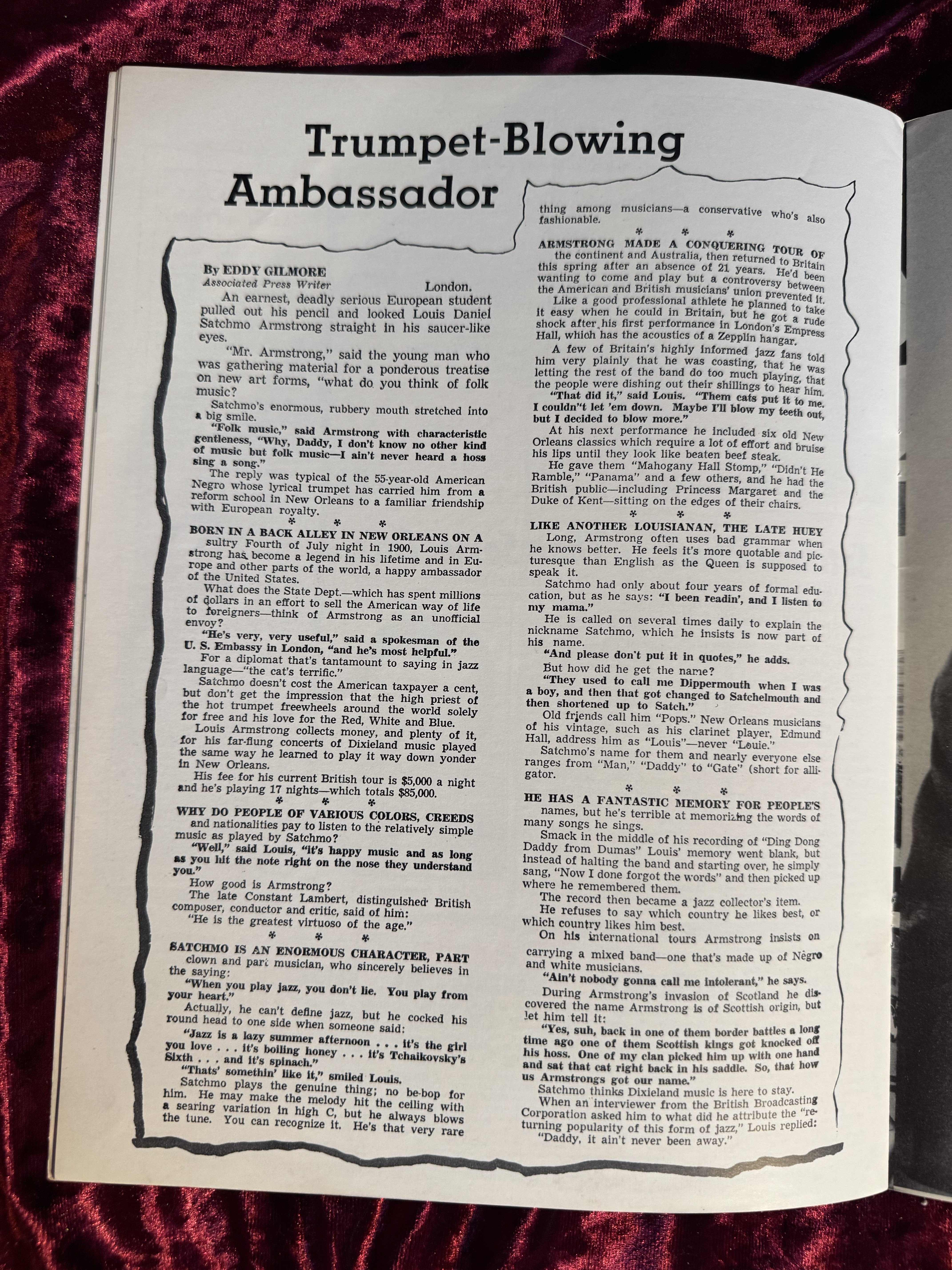 1957 Concert Program