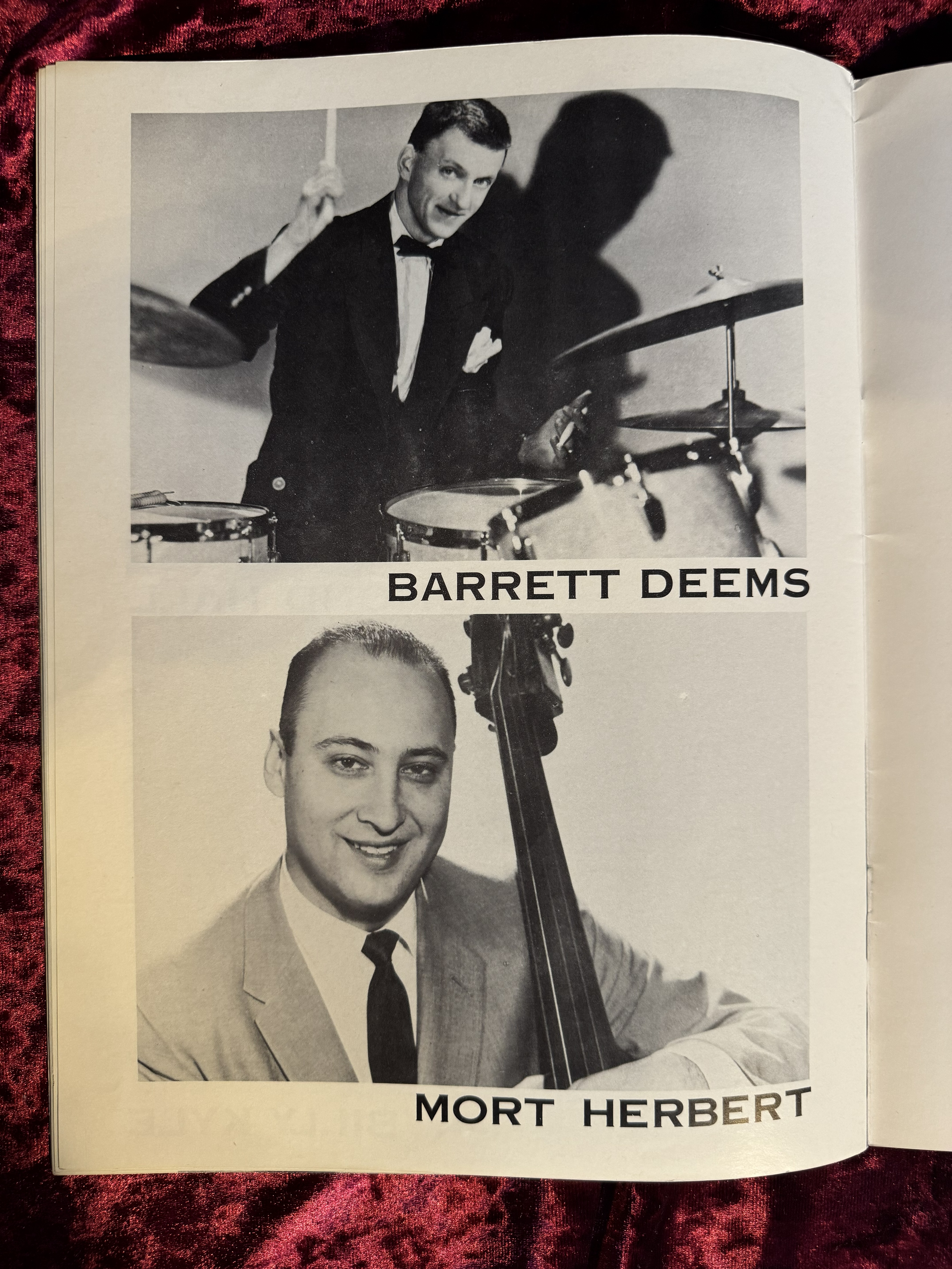 1957 Concert Program
