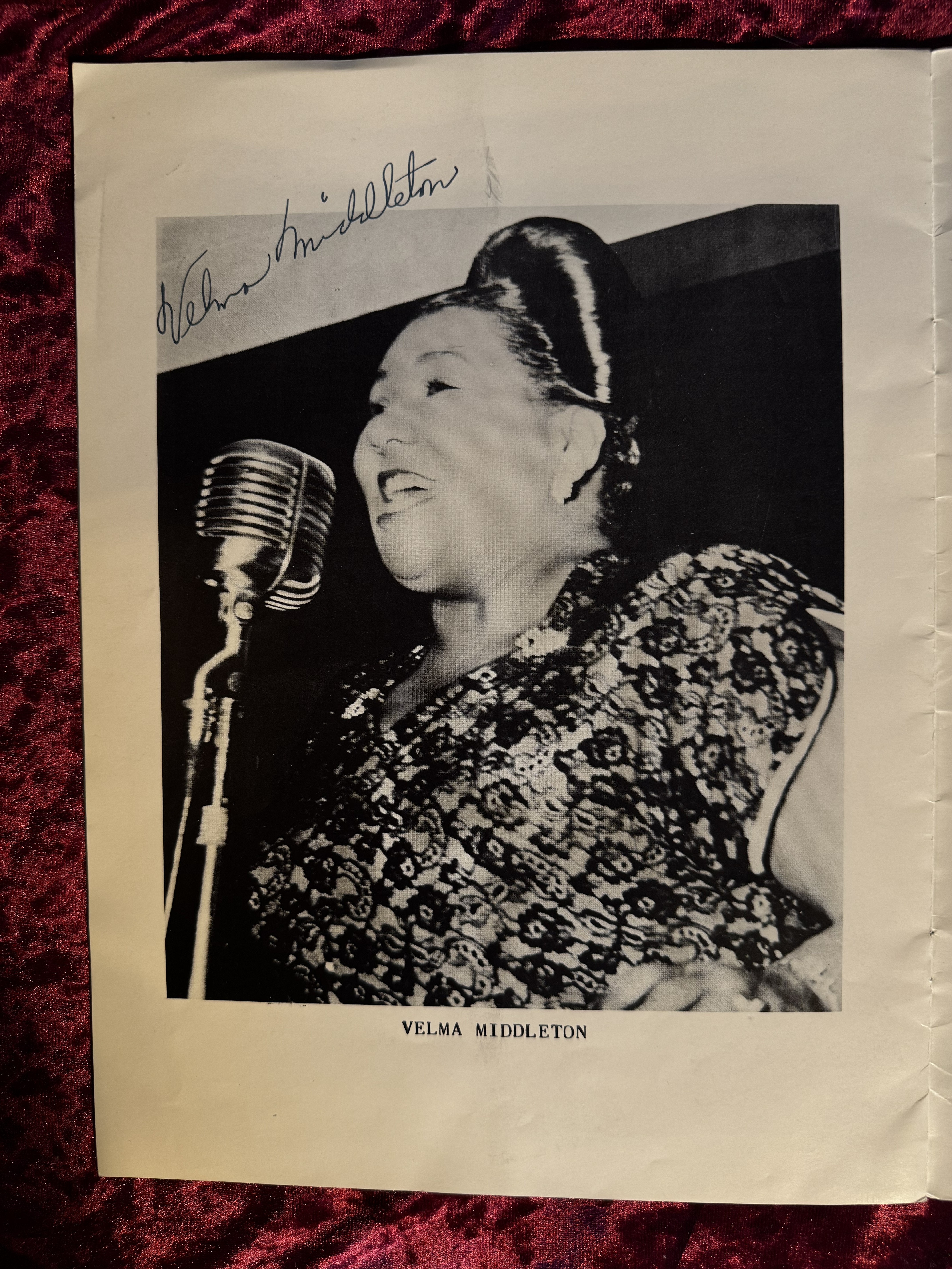 1952 Signed Concert Program