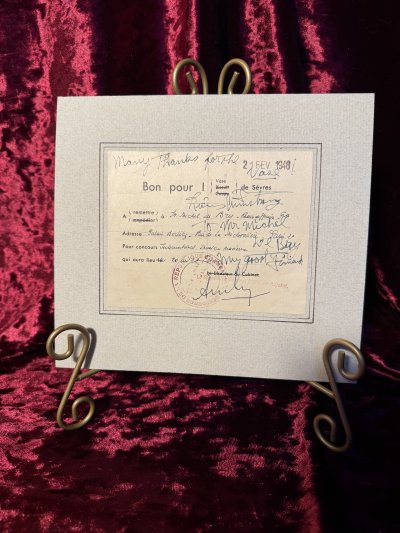 To Mr. Michel De Bry (1948)
